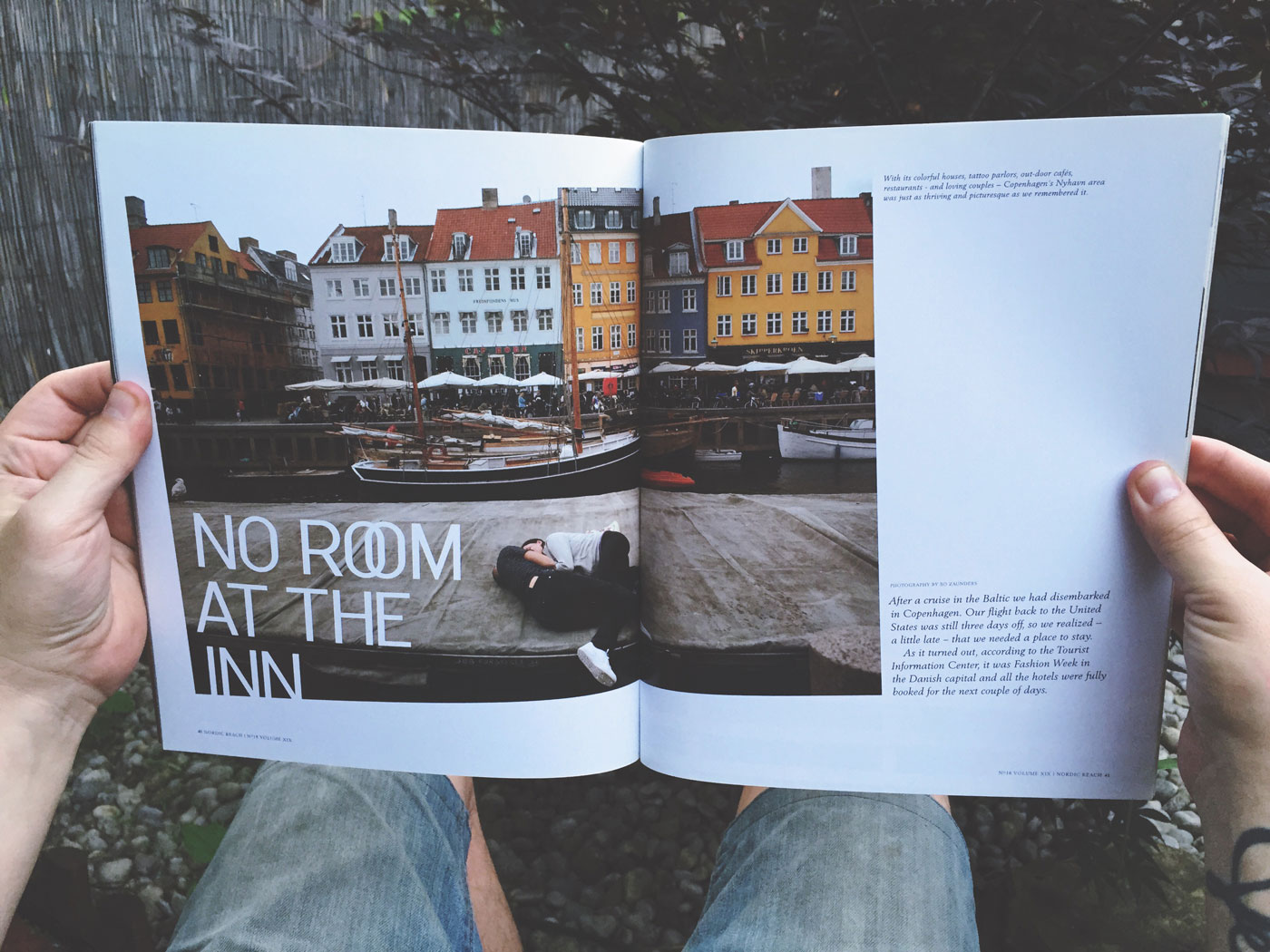 Nordic Reach magazine inside spread
