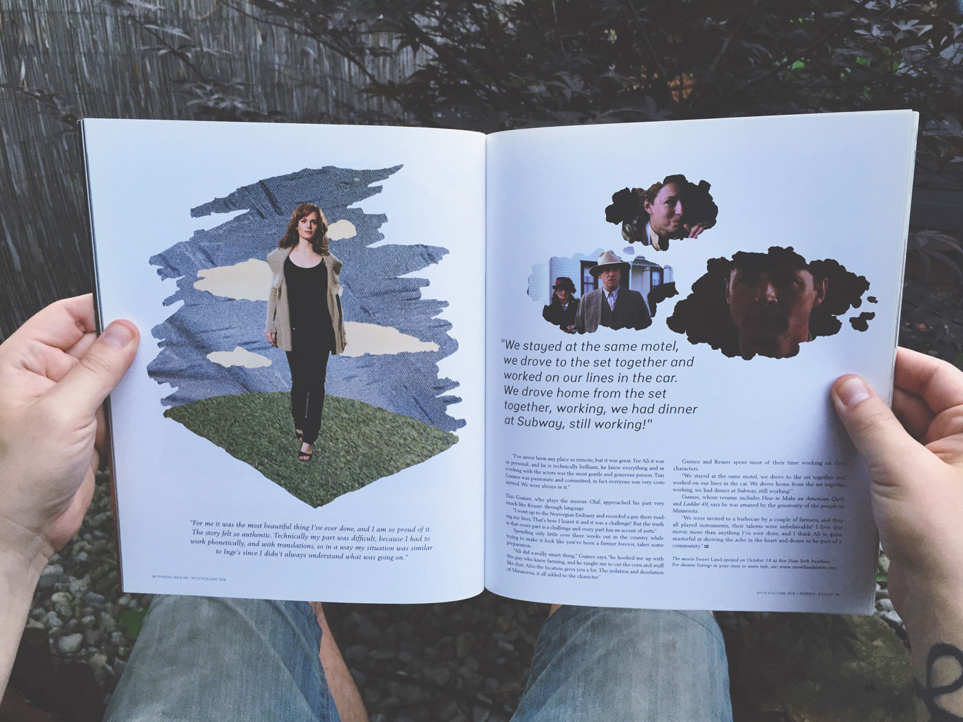 Nordic Reach magazine inside spread