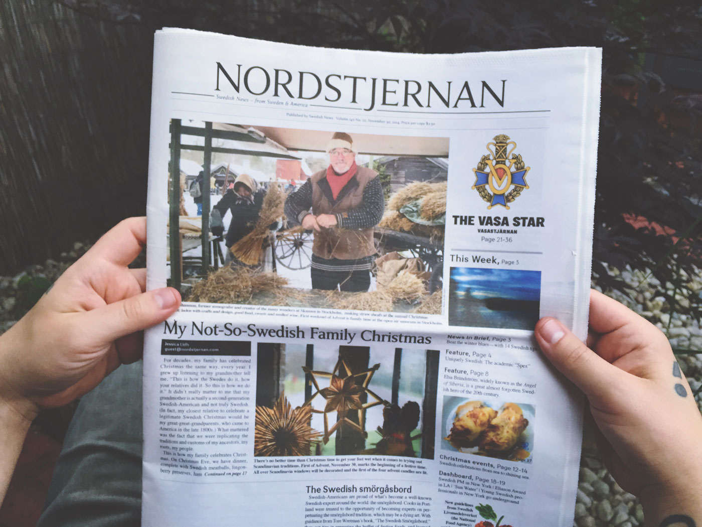 Nordstjernan newspaper front page